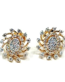 Radiant Swirl Diamond Pendant Set